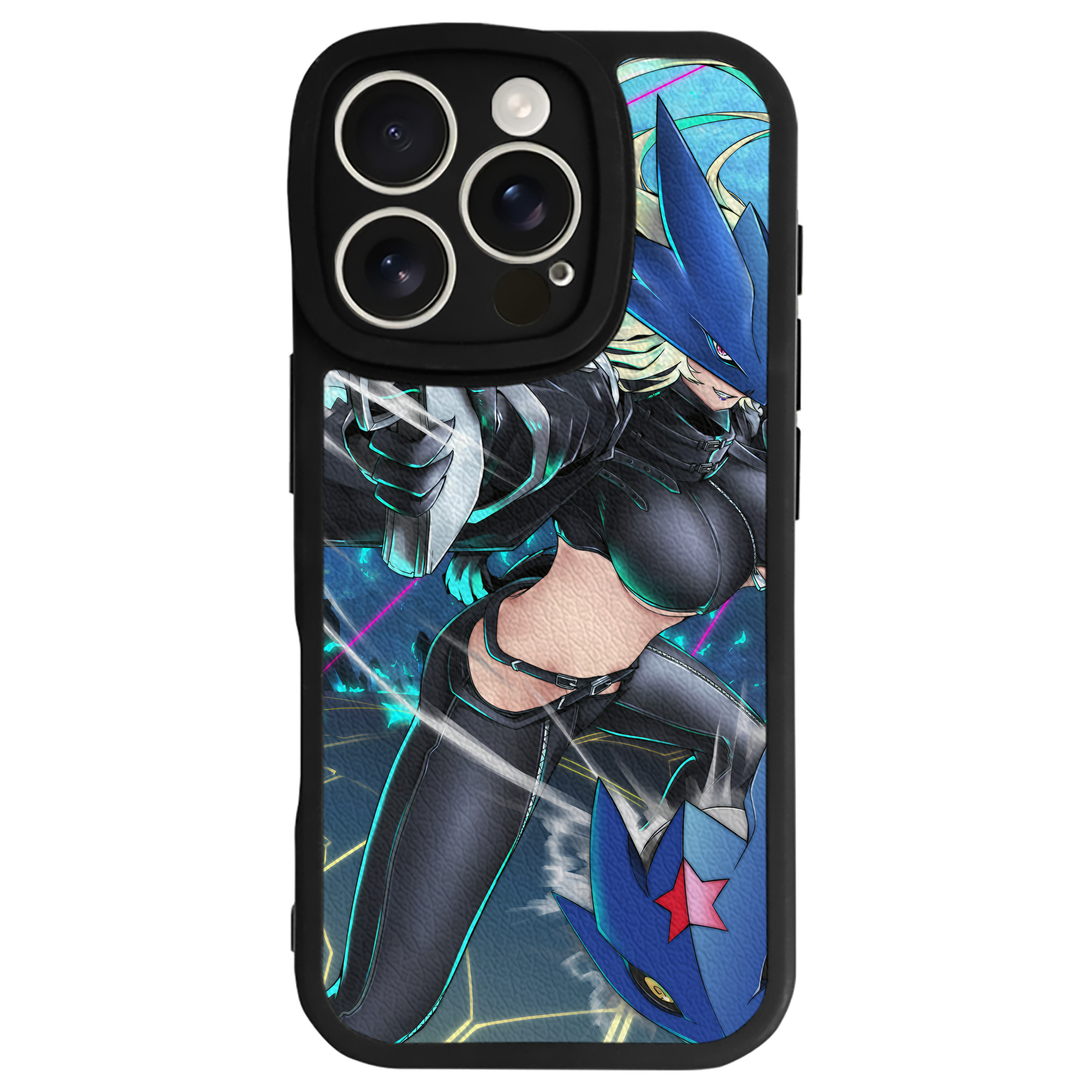 （画像用） Digimon デジタルモンスター/デジモン 【iPhone 16シリーズ対応】シリコンスマホケース（レザー調） 材質：シリコン
